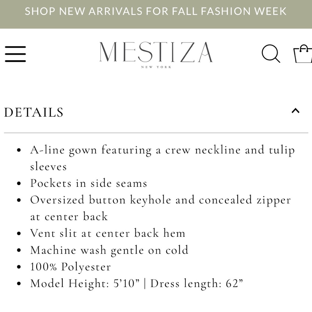 NWT Mestiza NY Katherine Maxi dress - Picture 7 of 11